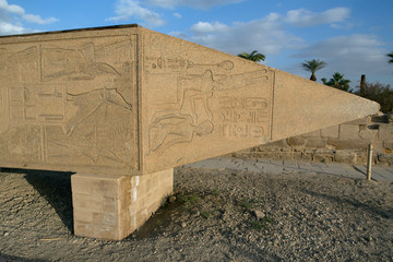 The ancient temple of Karnak in Luxor. Egypt.