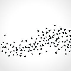 Abstract triangle vector geometric background