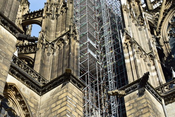 Gerüst am Kölner Dom