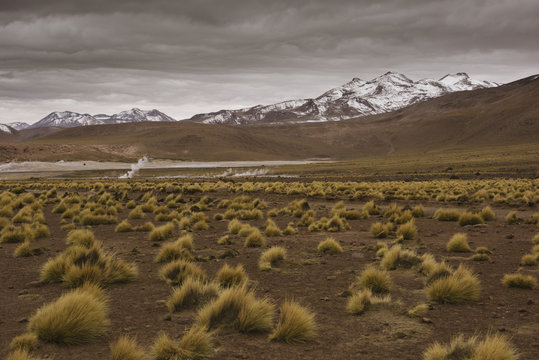 Mountain range, Chile, South America 