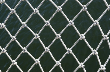 Safety net of a sailing ship