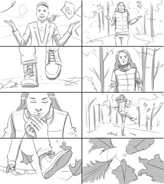 Autumn storyboard