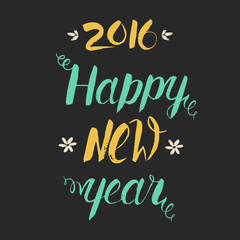  Handdrawn new year  lettering. Vector xmas. Decoration element for cards and invitations.