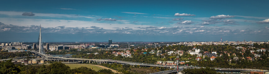 Panorama Belgrade Serbia
