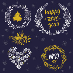 Christmas wreaths collection