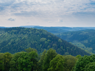 View from the fortress Koenigstein