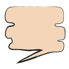 cartoon speech bubble