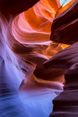 Lower Antelope Canyon near Page, Arizona.
