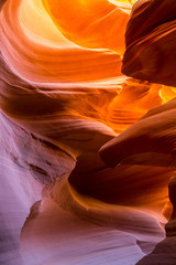 Lower Antelope Canyon near Page, Arizona.