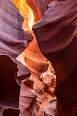 Lower Antelope Canyon near Page, Arizona.
