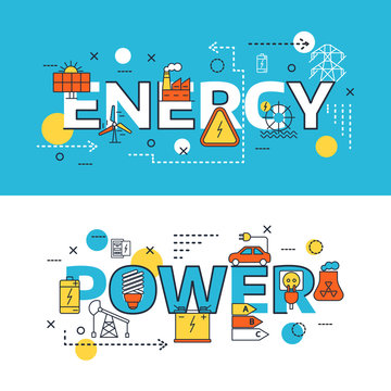 Energy Sources Banner Set