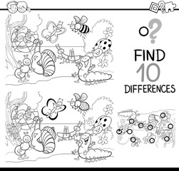 game of differences for coloring