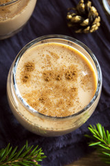 Eggnog with cinnamon