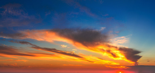 Sunset panorama