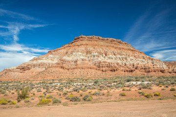 Desert landscape in Utah, USA.
