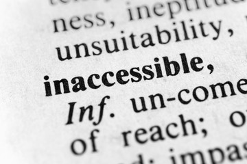 Inaccessible