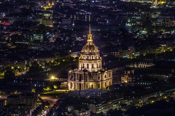 Hotel des invalides la nuit