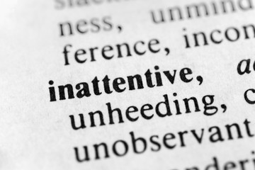 Obraz premium Inattentive