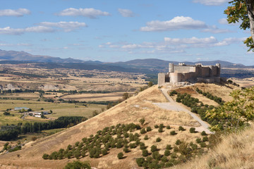 Fototapeta premium Castle of Jadraque, Guadalajara province, La Mancha, Spain