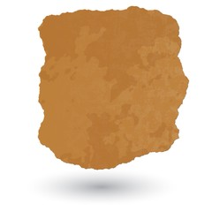 A scrap of old paper. Vector.