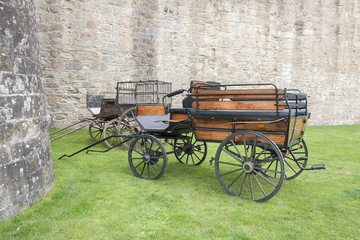 Fototapeta na wymiar carriage in Vannes