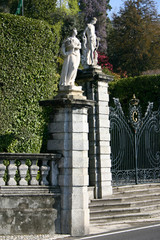 Fototapeta na wymiar Villa Carlotta at Canedabbia on the Lake Como