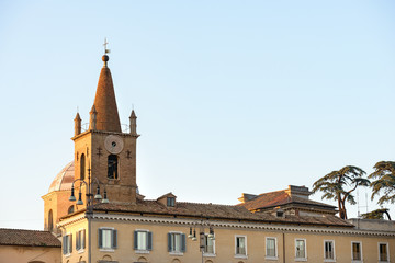 Fototapeta premium bell tower in popolo square
