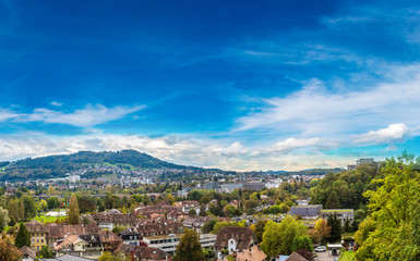 Fototapeta premium Panoramic view of Bern