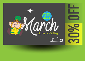 St. Patrick&rsquo;s Day Discount Coupon