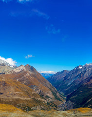 Alps mountain landscape in Switzerland