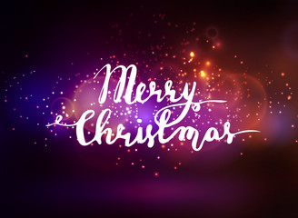 Abstract background with lettering