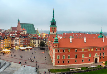 Fototapeta premium Panoramiczny widok na Warszawę