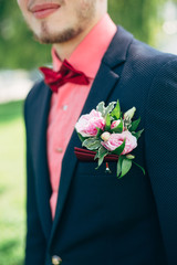 Fashion detail image of a groom wearing