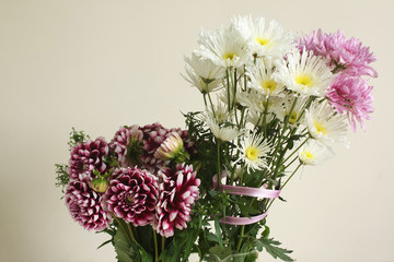 Autumn chrysanthemum bouquet