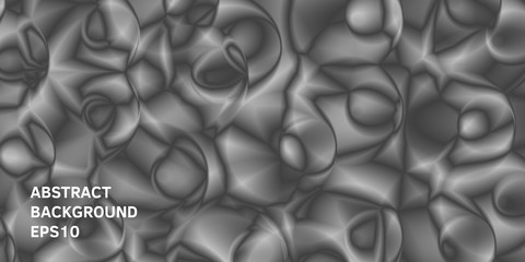 Abstract patterns of geometric shapes.