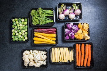 Vibrant ingredients for healthy diet