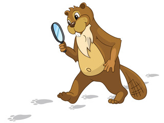 Cartoon Character Beaver