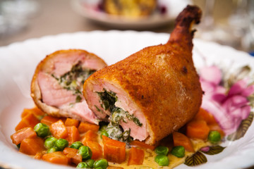 Chicken kiev meal