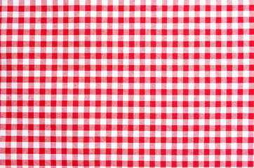 Tablecloth red white pattern - Powered by Adobe