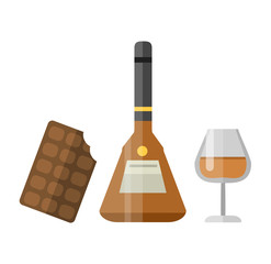 Alcohol drink bottle