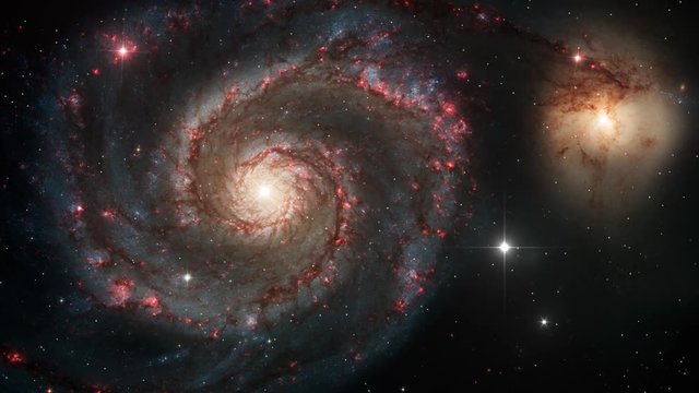 A Spiral Galaxy Illustration