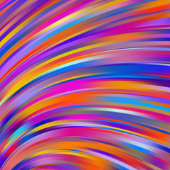 Vector illustration of colorful abstract background with blurred light curved lines. Vector illustration.