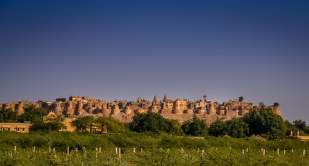 Fototapeta na wymiar Golden Fort in Jaisalmer