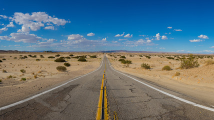 Deserted Mojave California Road