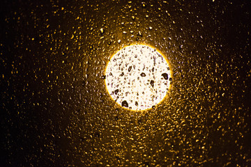 Trophen Bokeh Licht Wassertropfen