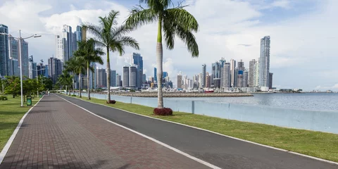 Zelfklevend Fotobehang Panama City, Panama © wollertz