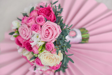 wedding bride's bouquet