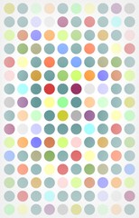 Fototapeta na wymiar Multi colored dots texture
