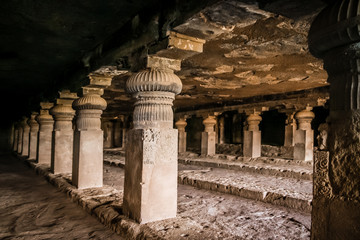 Ajanta caves in India