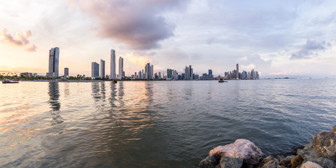 Sunset in Panama City, Panama